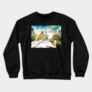 Dubrovnik, abstract # 1 Crewneck Sweatshirt